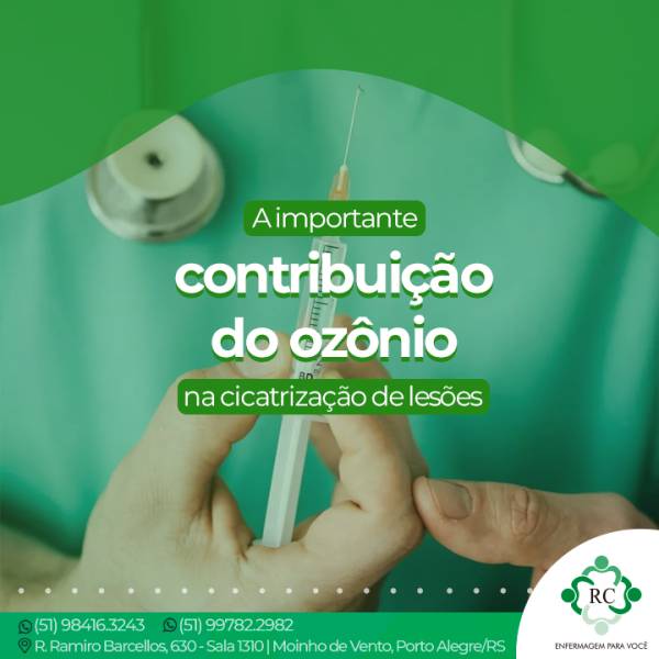 A importante contribuição do ozônio na cicatrização de lesões!