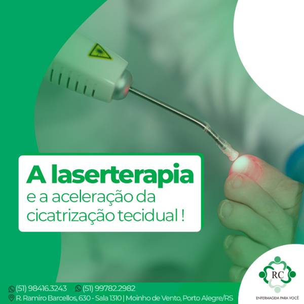 A laserterapia e a aceleração da cicatrização tecidual