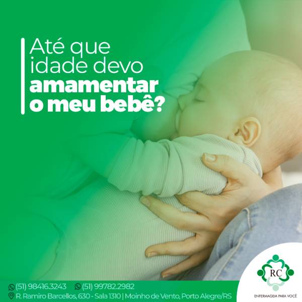 Até que idade devo amamentar o meu bebê?