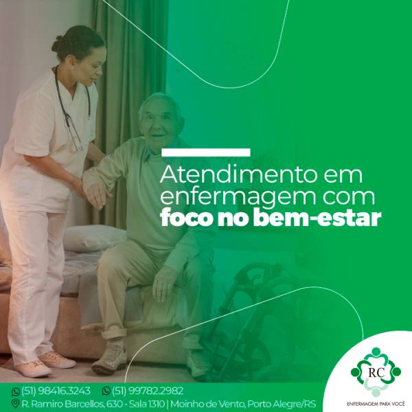 Atendimento em  enfermagem com  foco no bem-estar