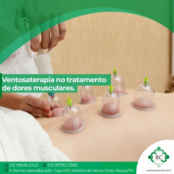 Benefícios da ventosa de ozônio no tratamento de dores musculares