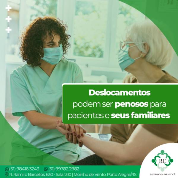 Deslocamentos podem ser penosos para pacientes e seus familiares