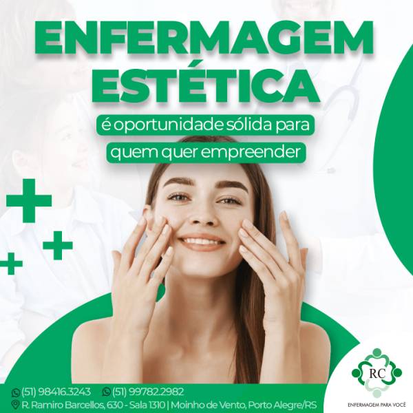 Enfermagem Estética é Oportunidade Sólida Para Quem Quer Empreender Rc Enfermagem Para Você 6981