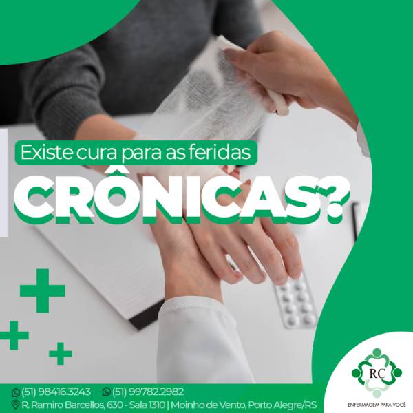 Existe cura para as feridas crônicas?