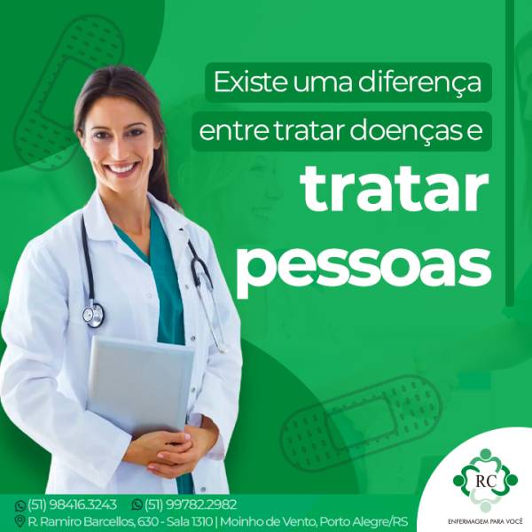 Existe uma diferença entre tratar doenças e tratar pessoas