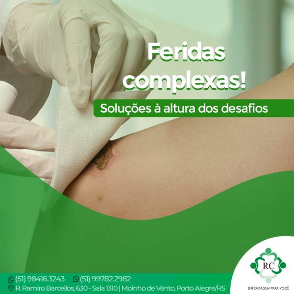 Feridas complexas! Soluções à altura dos desafios