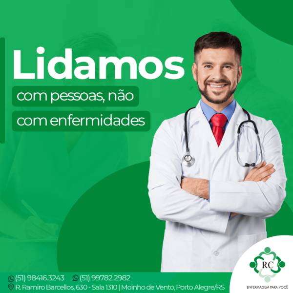 Lidamos com pessoas, não com enfermidades