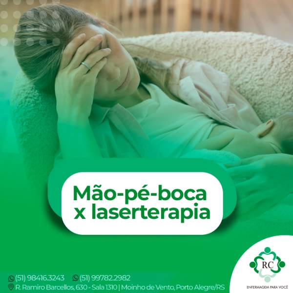 Mão-pé-boca x laserterapia