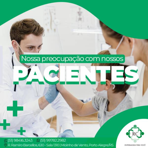 Nossa preocupação com nossos pacientes