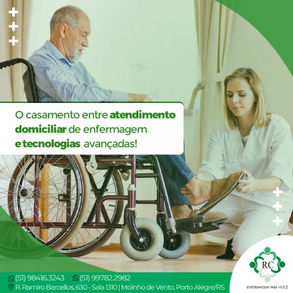 O casamento entre atendimento domiciliar de enfermagem e tecnologias avançadas!