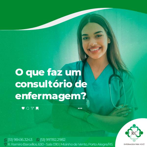 O que faz um consultório de enfermagem?