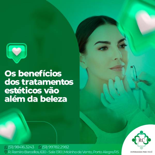 Os benefícios  dos tratamentos  estéticos vão  além da beleza