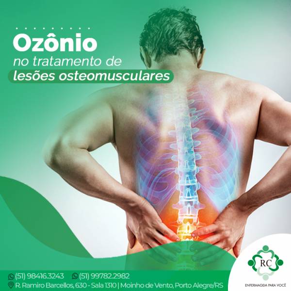 Ozônio no tratamento de lesões osteomusculares