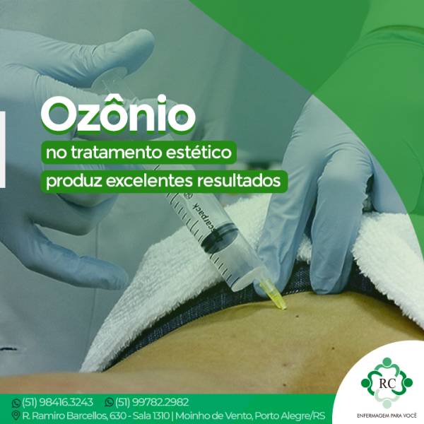 Ozônio no tratamento estético produz excelentes resultados