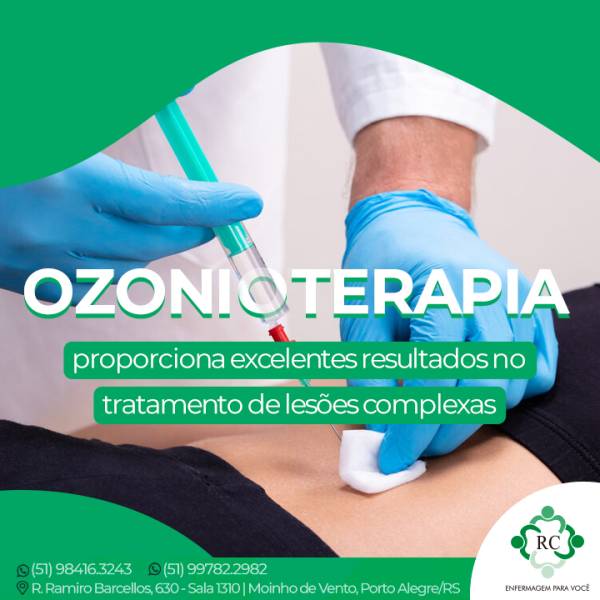 Ozonioterapia proporciona excelentes resultados no tratamento de lesões complexas