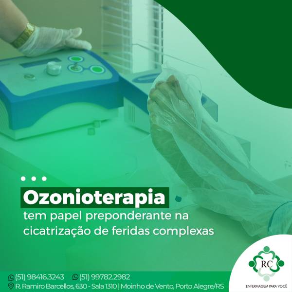Ozonioterapia tem papel preponderante na cicatrização de feridas complexas