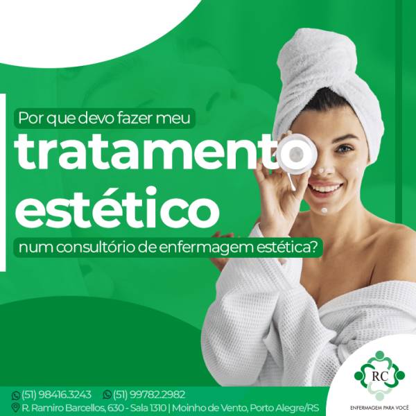 Por que devo fazer meu tratamento estético num consultório de enfermagem estética?