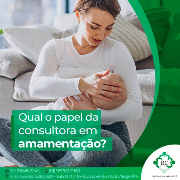 Qual o papel da consultora em amamentação?