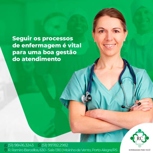 Seguir os processos de enfermagem é vital para uma boa gestão do atendimento