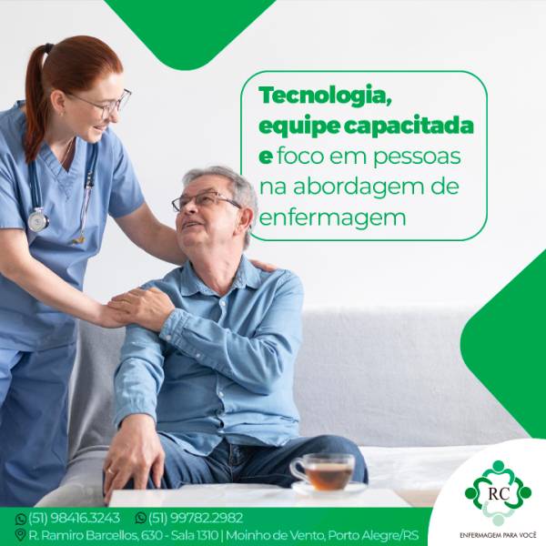 Tecnologia, equipe capacitada e foco em pessoas na abordagem de enfermagem