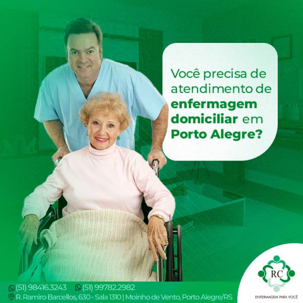 Você precisa de atendimento de enfermagem domiciliar em Porto Alegre?