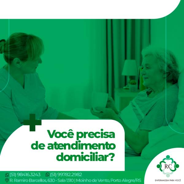 Você precisa de atendimento domiciliar?