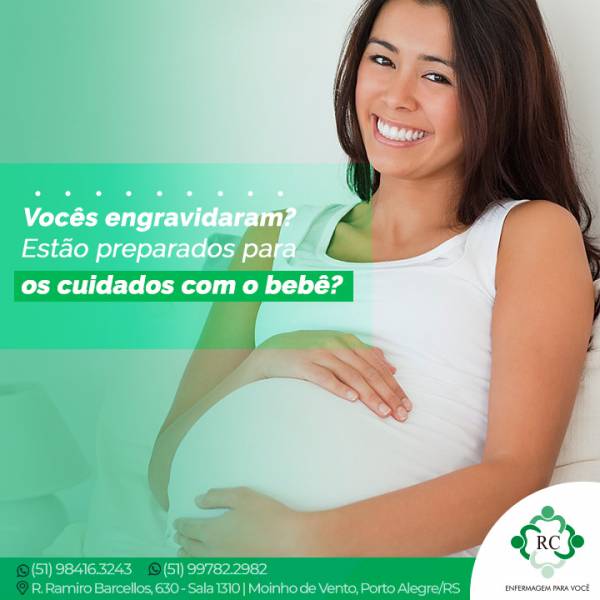 Vocês engravidaram? Estão preparados para os cuidados com o bebê?